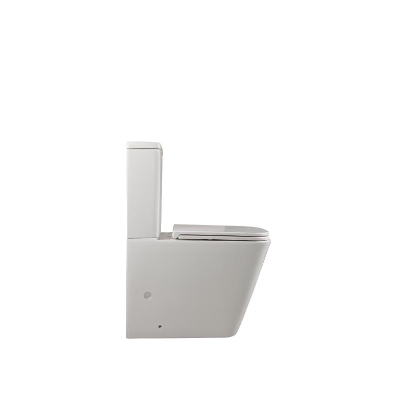 Унитаз-компакт Terminus Ватикан, 12F61x36W, безободковый, крышка-сиденье микролифт, белый