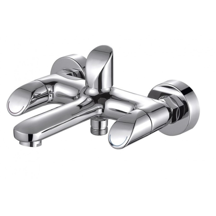 Смеситель BelBagno Tiara TIA-VAS-CRM/TWIST для ванны и душа