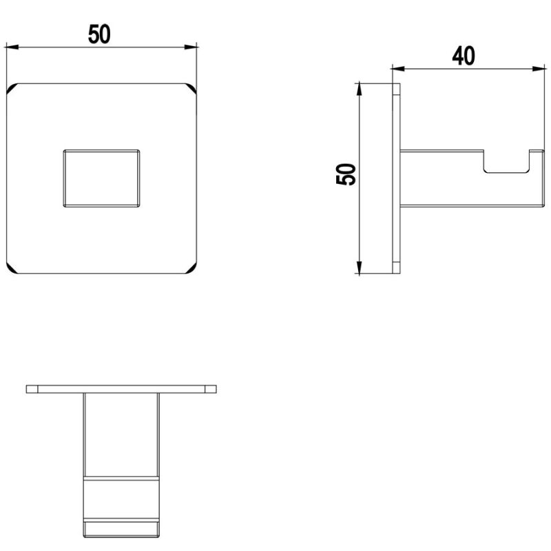 Крючок Timo Selene 10013/00 Хром