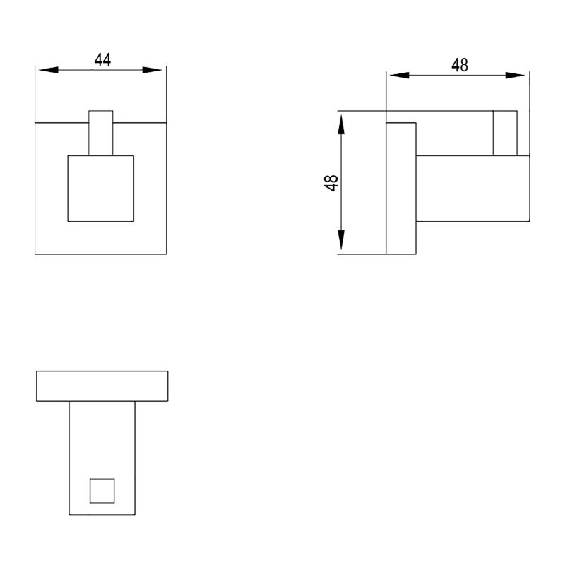 Крючок Timo Selene 10011/00 Хром