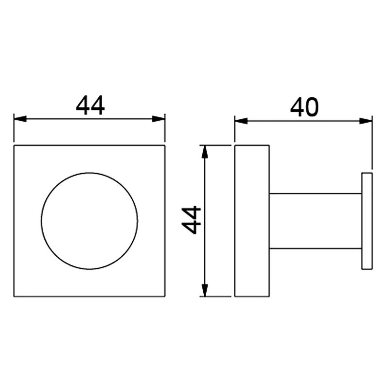 Крючок Timo Selene 12011/03 Черный