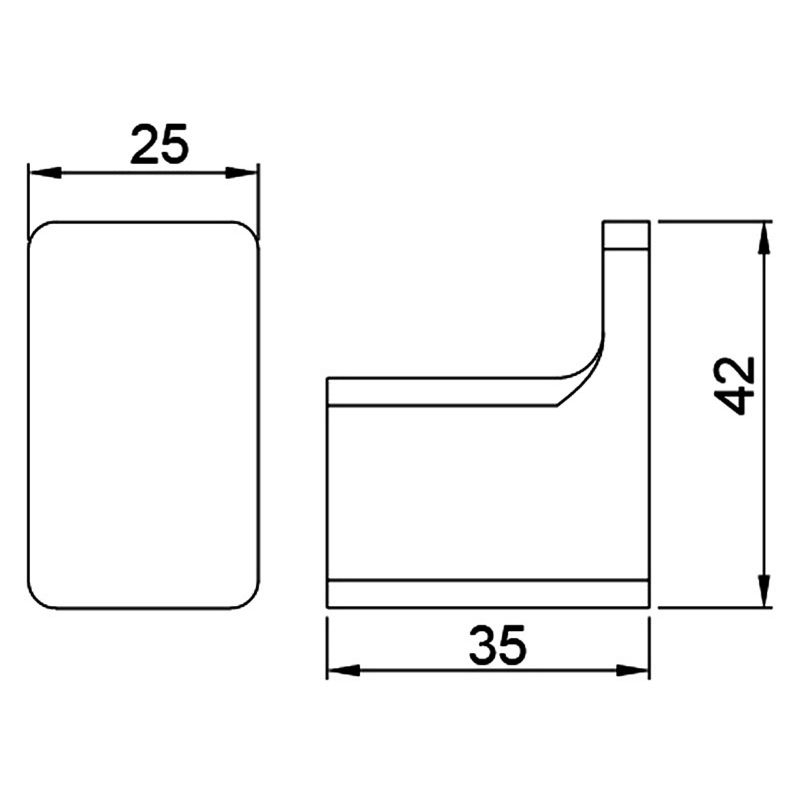 Крючок Timo Selene 17111/17 Золото матовое