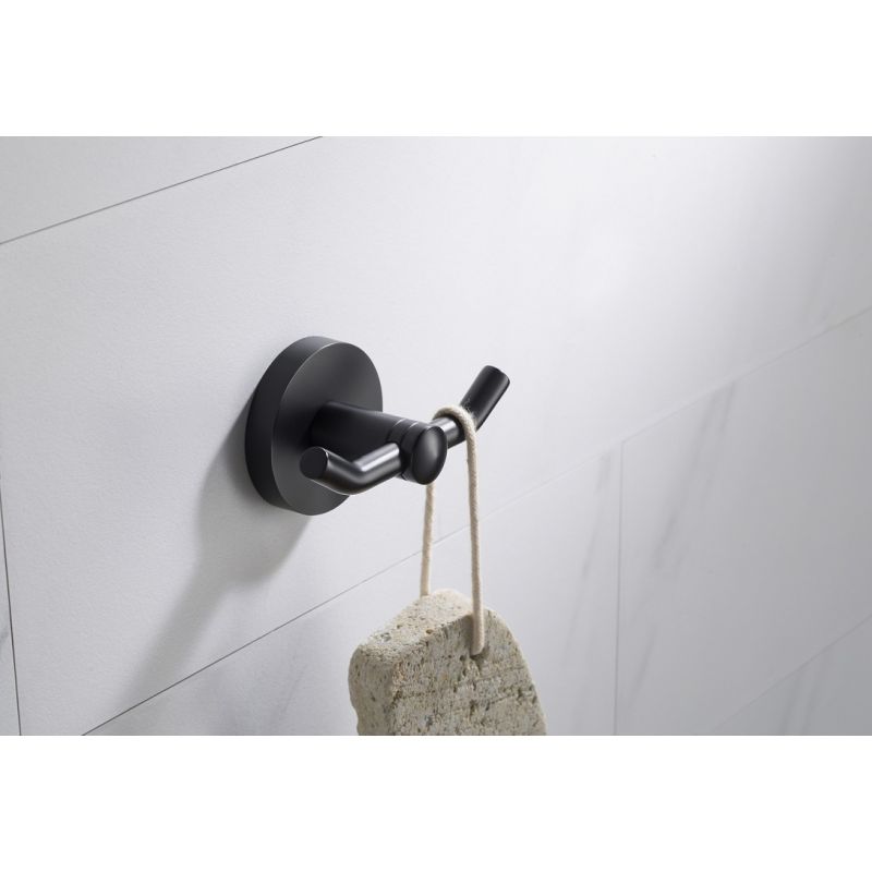 Двойной крючок Timo Saona 13012/03 Черный