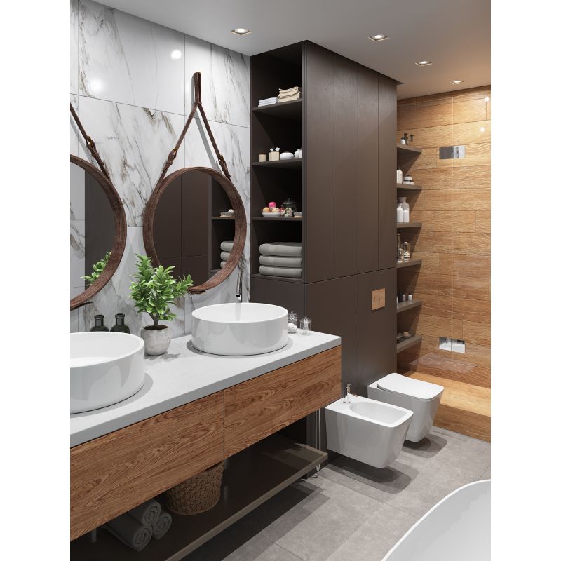 Унитаз подвесной TIMO RIMLESS SOLI ТК-303 MB