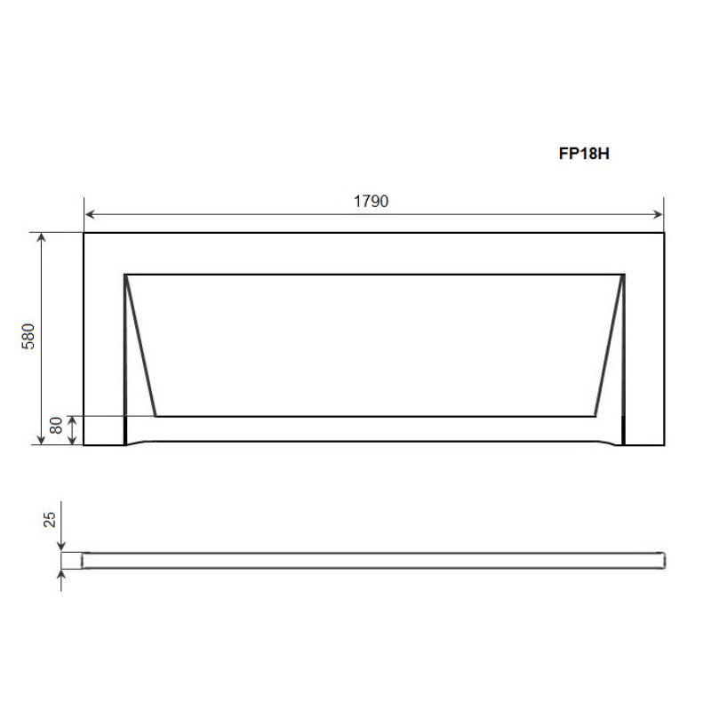 Экран Timo FP18H 179x58