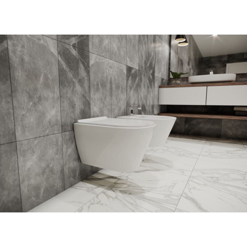 Биде Timo Inari TK-504MB подвесное Черное матовое