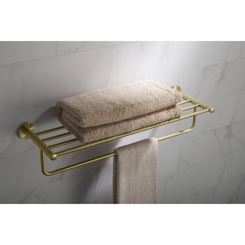 Полка для полотенец Timo Saona 13058/17 Золото матовое