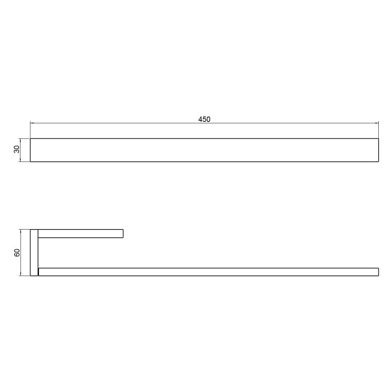Полотенцедержатель Timo Petruma 15251/00 Хром