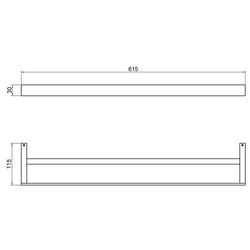Полотенцедержатель Timo Petruma 15256/17 Золото матовое