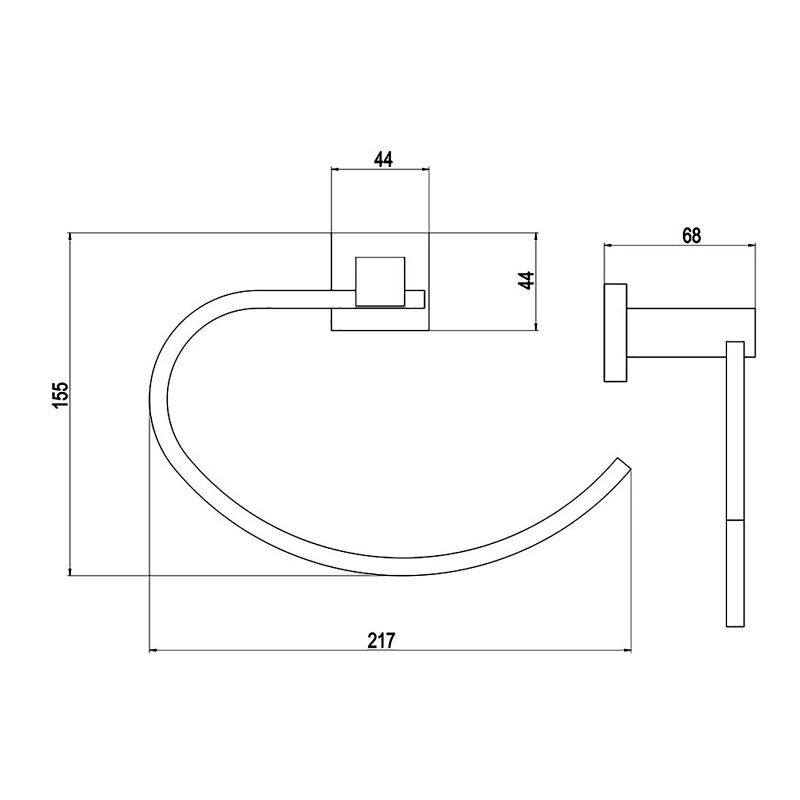 Полотенцедержатель Timo Selene 10050/00 Хром