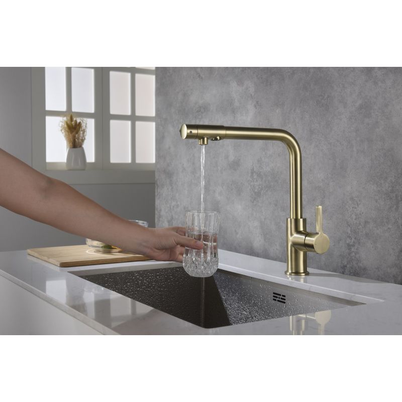 Смеситель для кухни Timo Hette 1026/02F Антик