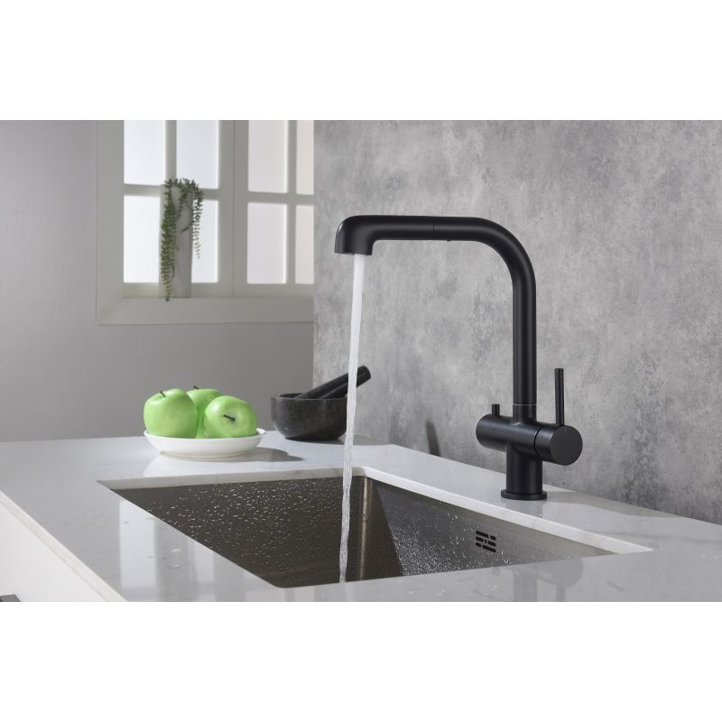 Смеситель для кухни Timo Saona 2346/03FL Черный