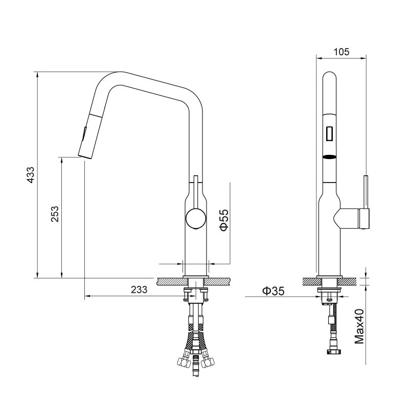 Смеситель для кухни Timo Saona 2386/00FL Хром