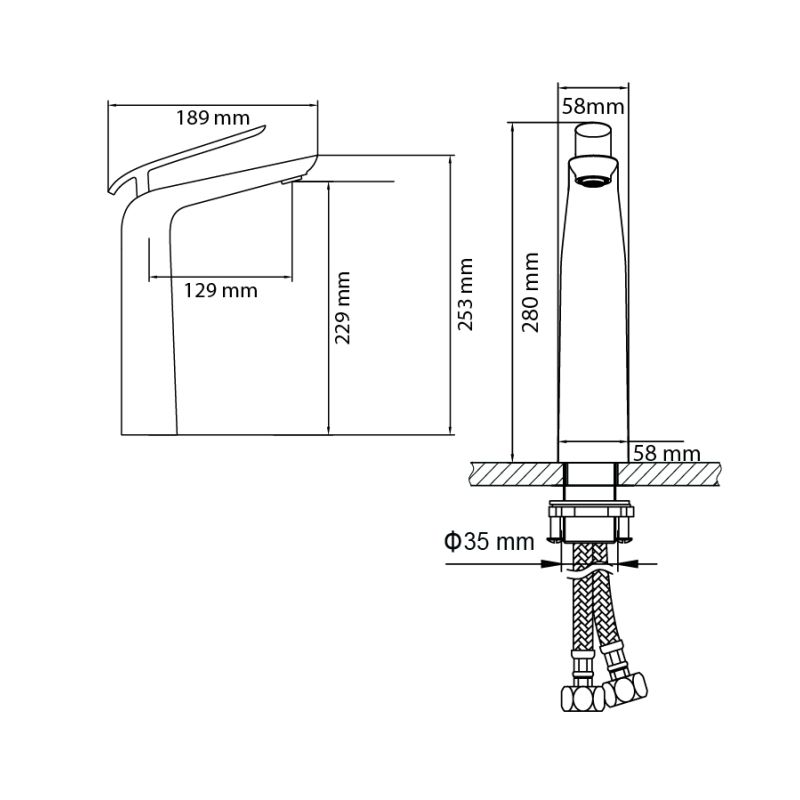 Смеситель для раковины Timo Olivia 3211/00-16F Белый Хром