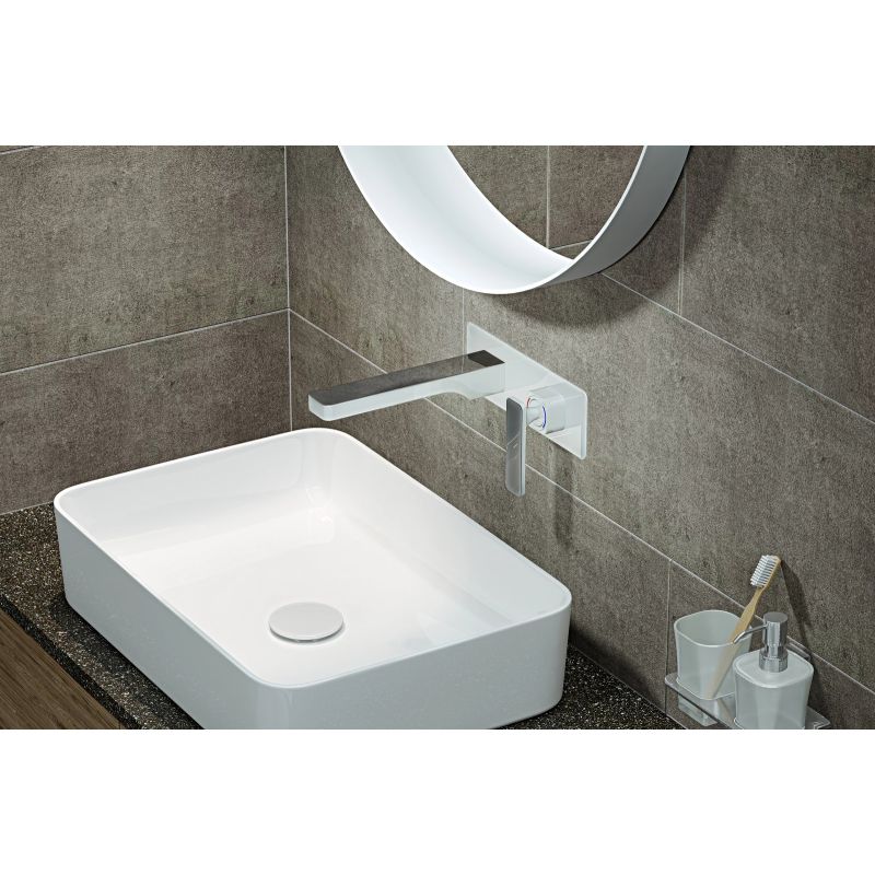 Смеситель для раковины Timo Torne 4371/00-16SM Хром Белый