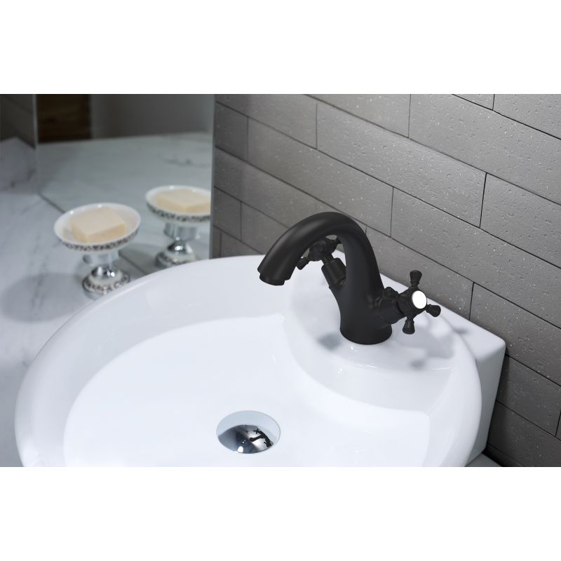 Смеситель для раковины Timo Nelson 1911/03F Черный