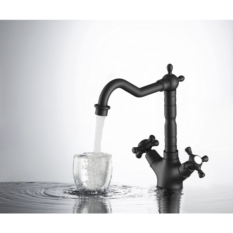 Смеситель для раковины Timo Nelson 0143/03F Черный