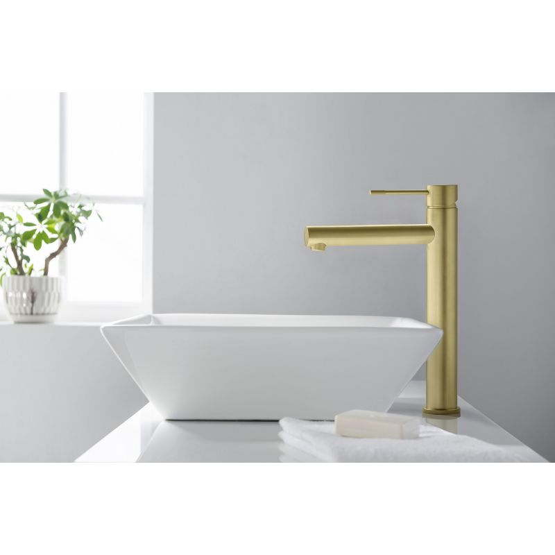 Смеситель для раковины Timo Saona 2311/17F Золото матовое