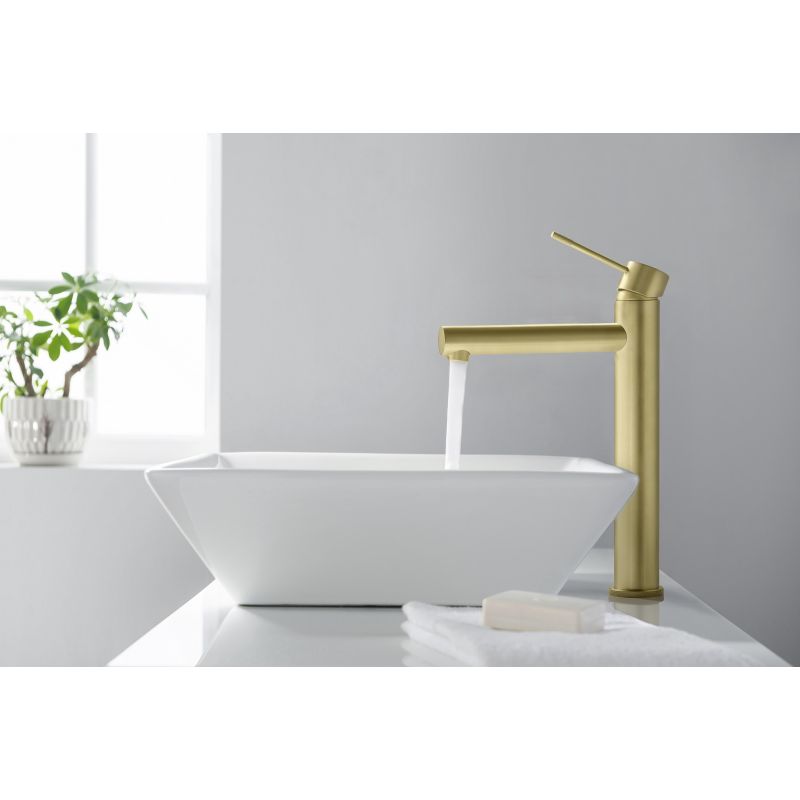 Смеситель для раковины Timo Saona 2311/17F Золото матовое