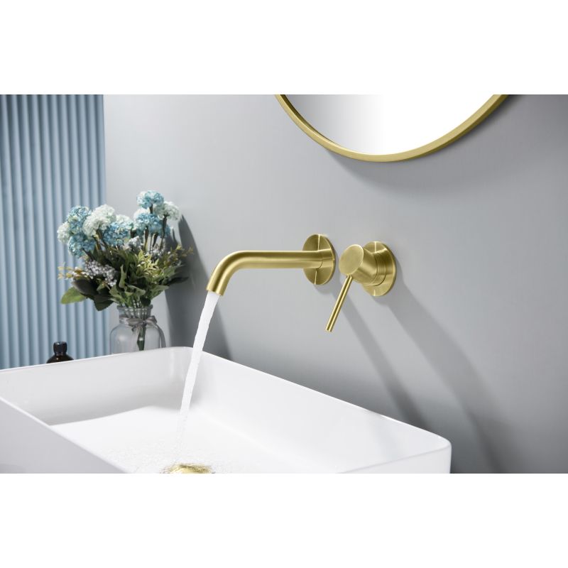 Смеситель для раковины Timo Saona 2372/17SM Золото матовое