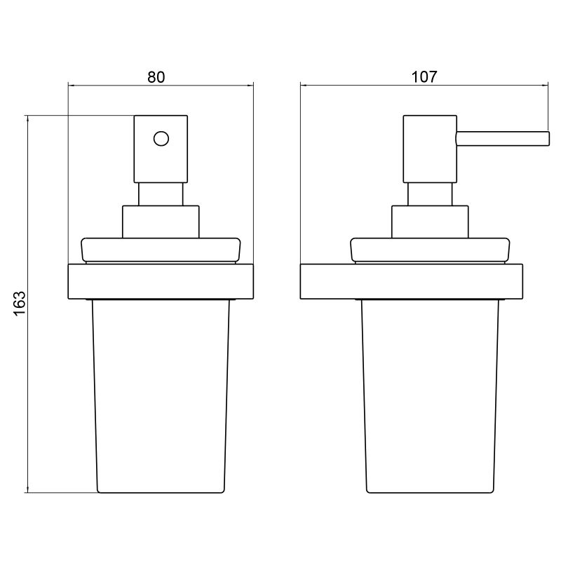 Дозатор для жидкого мыла Timo Petruma 15239/00 Хром