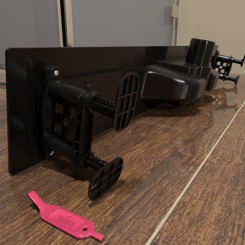 Душевой лоток Timo Eco 80 см SP10800-PC10800 с решеткой, матовый черный