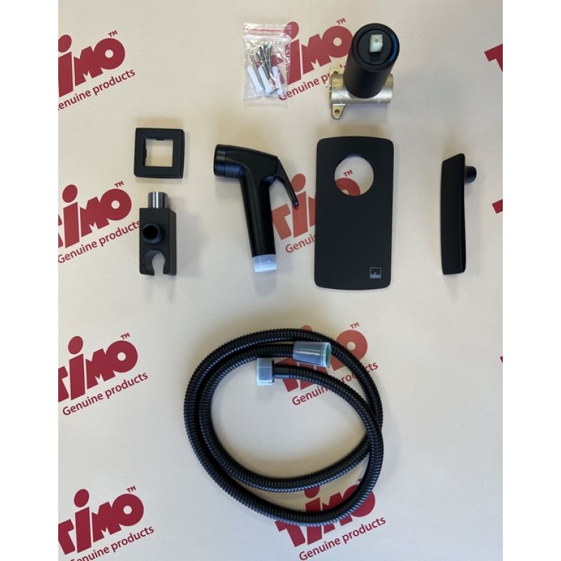 Гигиенический душ со смесителем Timo Helmi 4089/03SM Черный