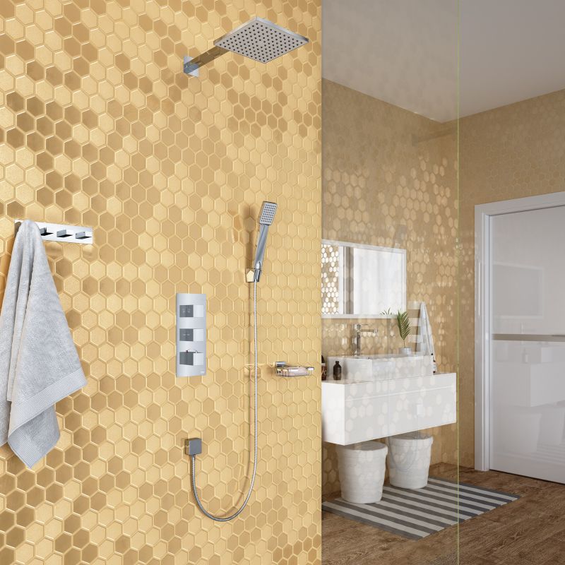 Душевая система Timo Tetra-Thermo SX-0179/00 с термостатом Хром