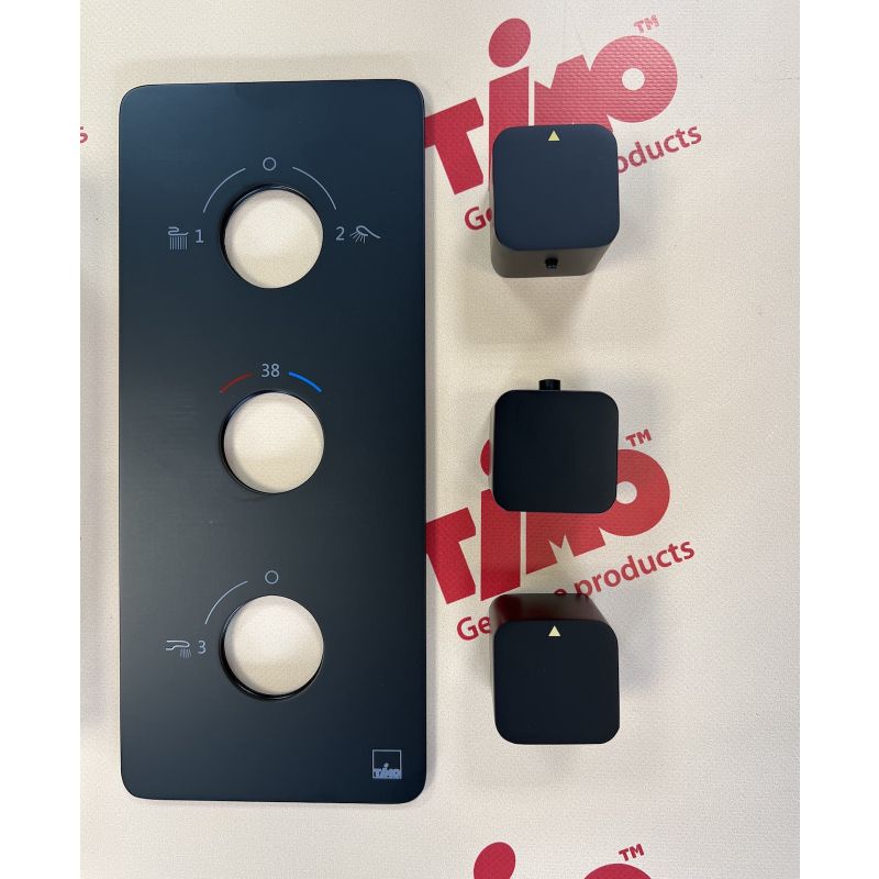 Душевая система Timo Petruma SX-5049/03SM с термостатом Черный