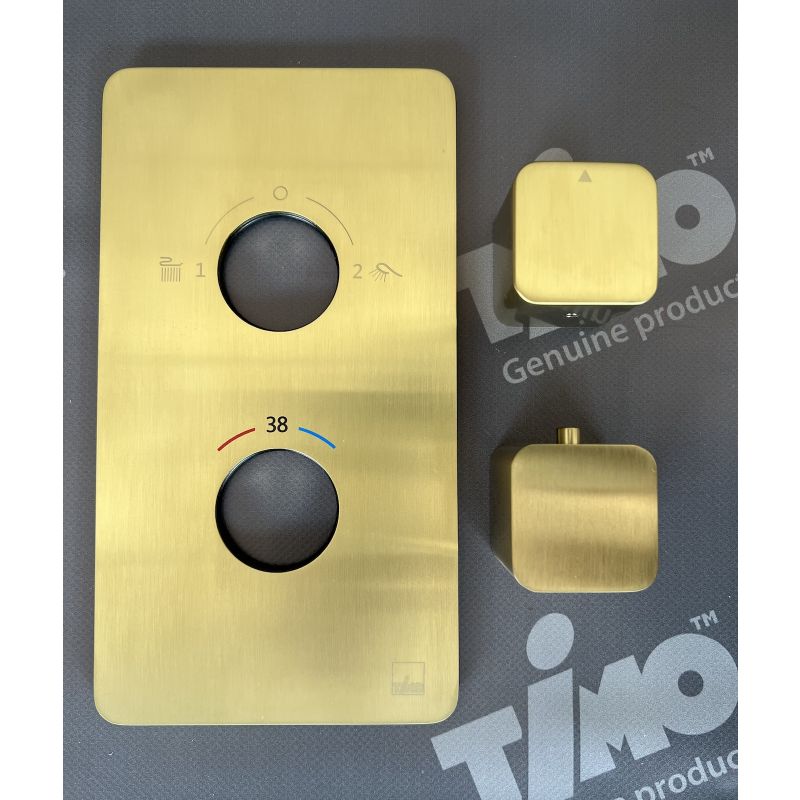 Душевая система Timo Petruma SX-5049/17SM с термостатом Золото матовое