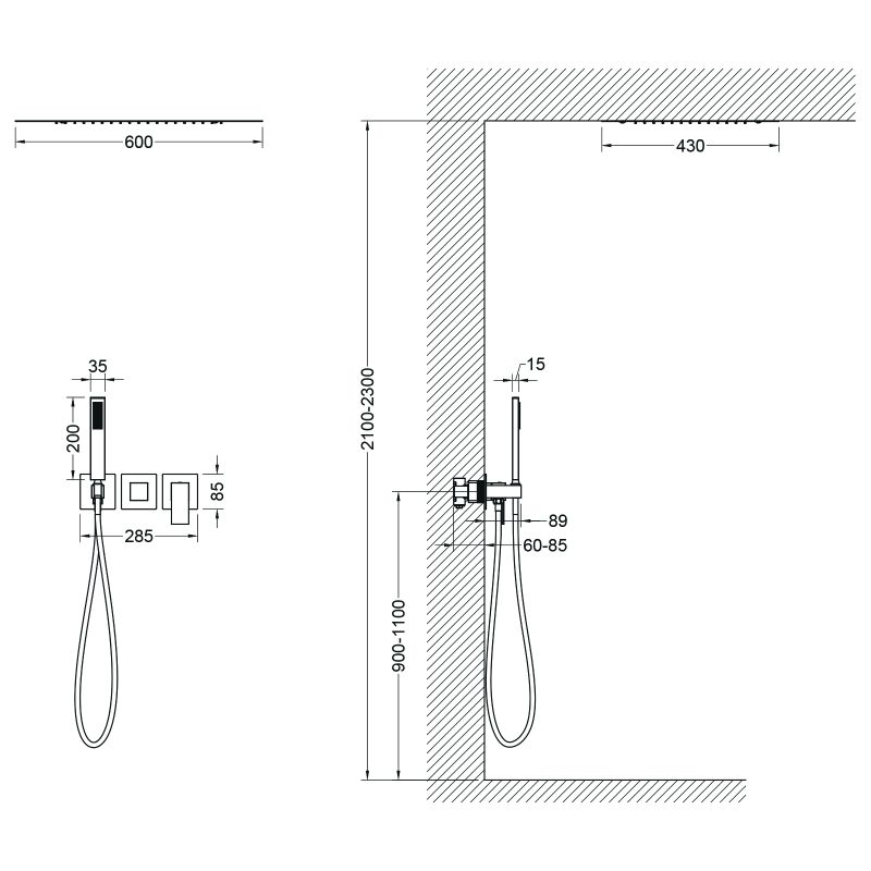 Душевая система Timo Selene SX-2129/00SM Хром