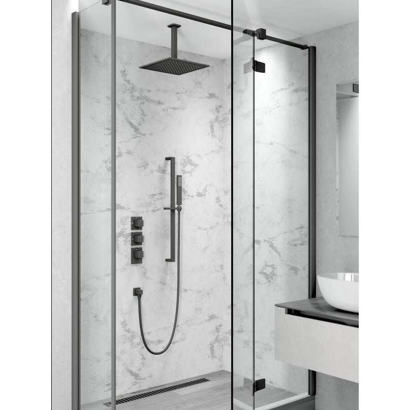 Душевая система Timo Selene SX-2229/03SM с термостатом Черная матовая