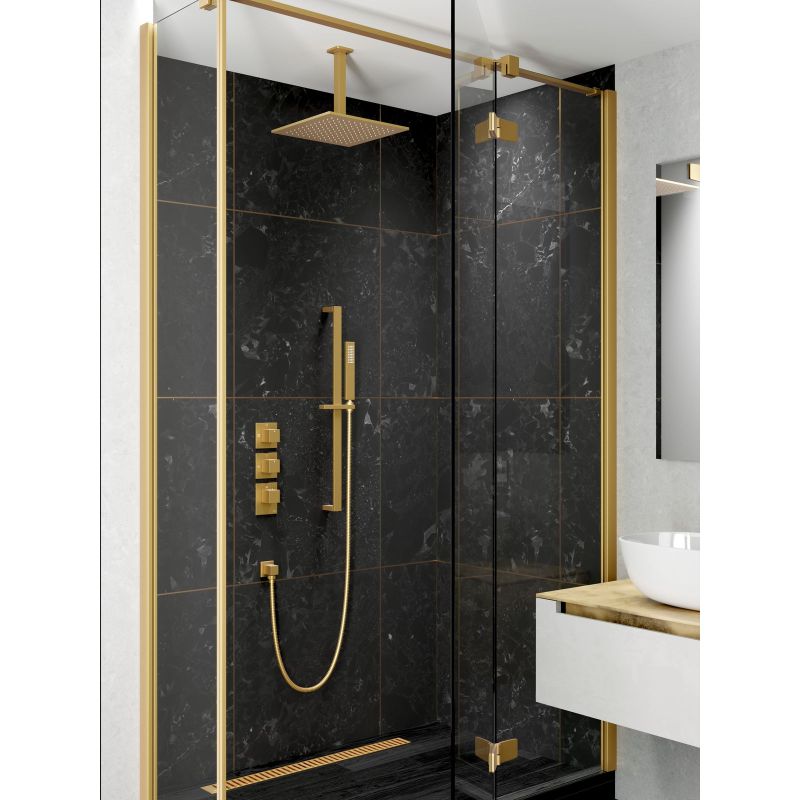 Душевая система Timo Selene SX-2229/17SM с термостатом Золото матовое