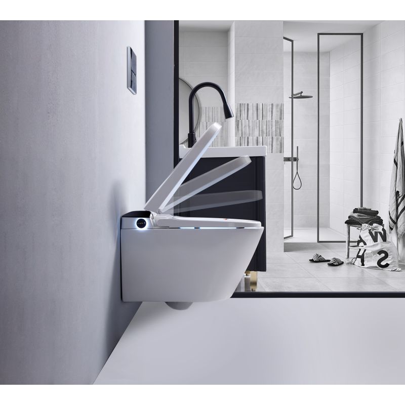 Электронный унитаз-биде подвесной с инсталляцией TIMO TЕ-751B