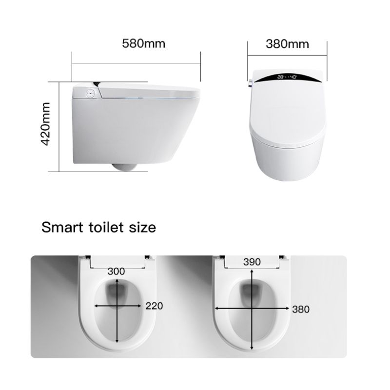 Электронный унитаз-биде подвесной с инсталляцией TIMO TЕ-751