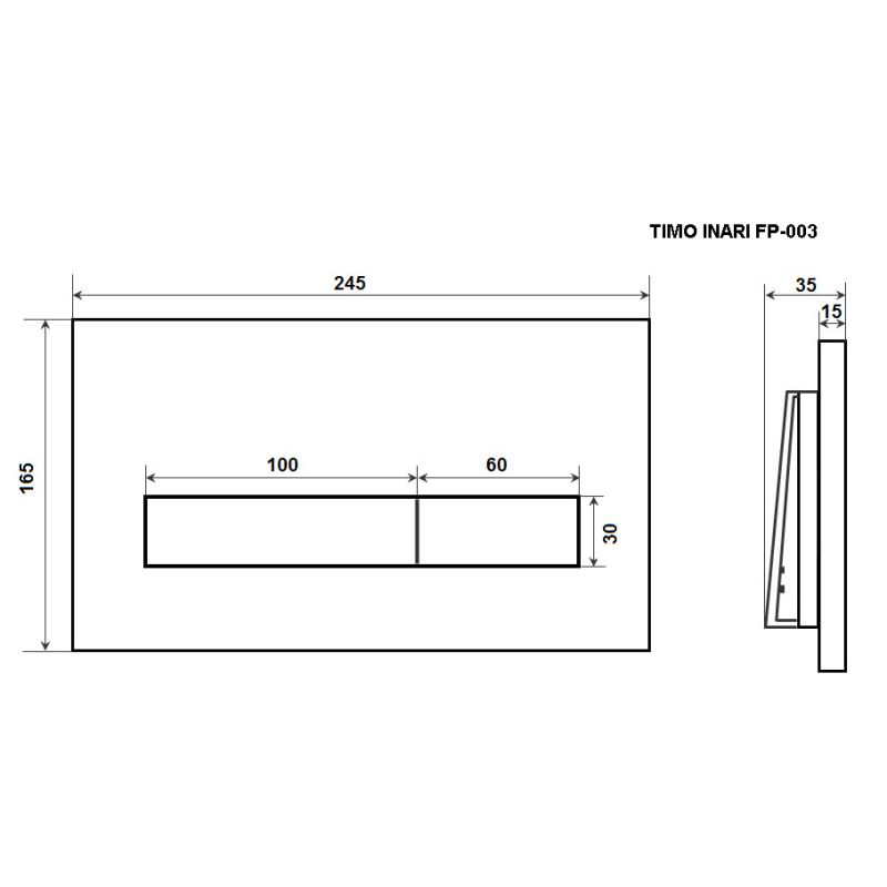 Клавиша Timo Inari FP-003W, механическая, белый