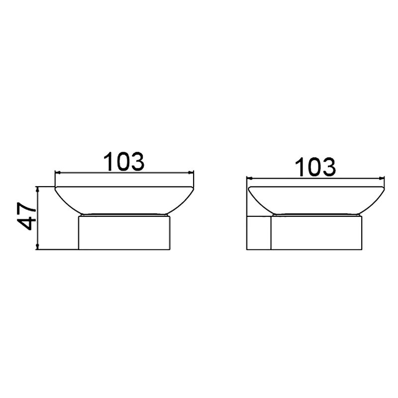 Мыльница Timo Selene 14022/03 Черный
