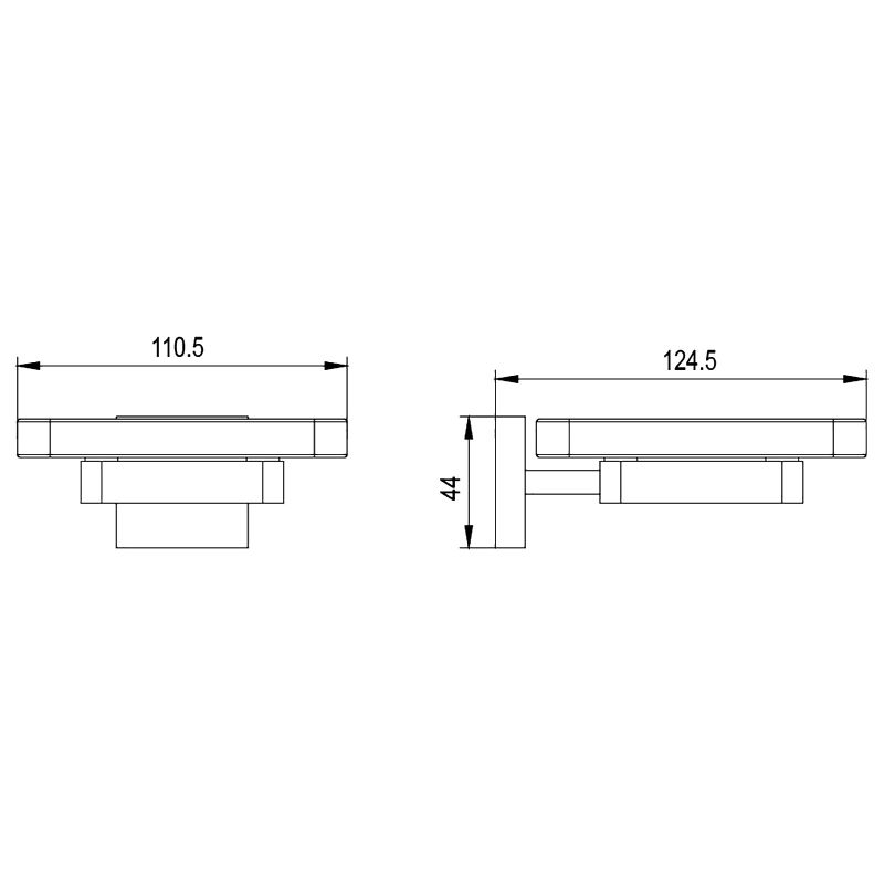 Мыльница Timo Selene 10022/00 Хром