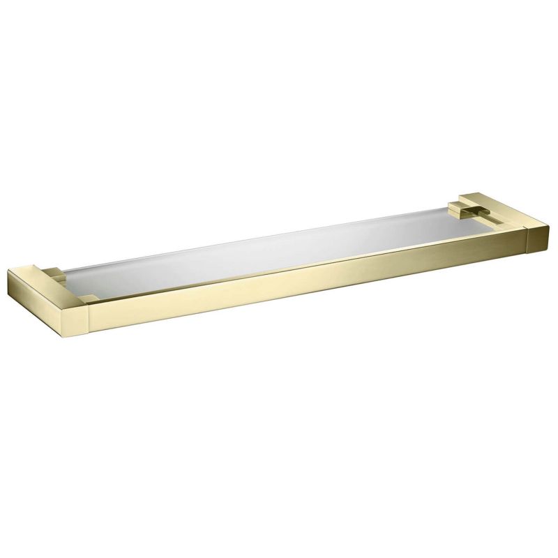 Стеклянная полка Timo Selene 17072/17 Золото матовое