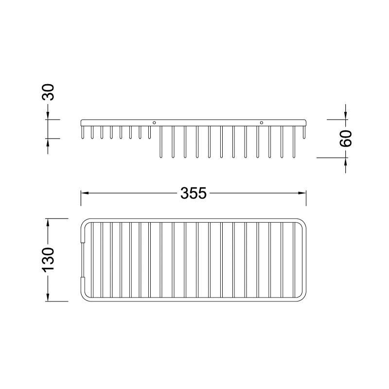Полка корзина Timo Nelson 160079/02 Антик