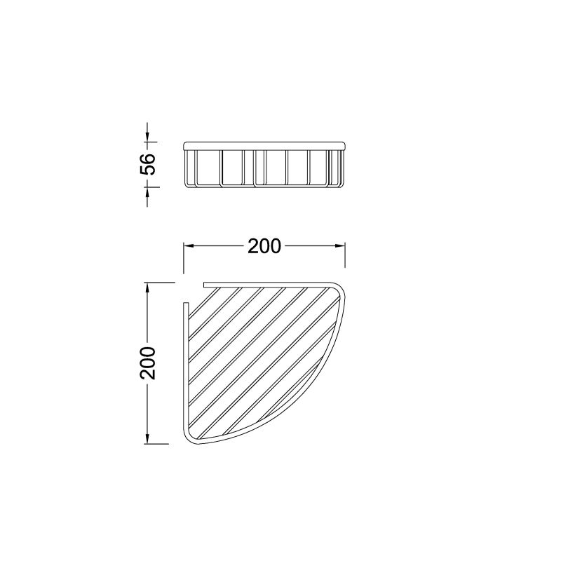 Полка корзина Timo Nelson 160077/02 Антик
