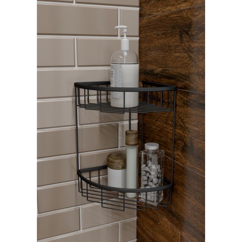 Полка корзина Timo Saona 13082/03 угловая Черный