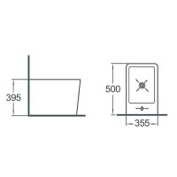 Биде Timo Soli ТК-302, напольное