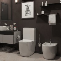 Биде Timo Kulo TK-402 37.5 x 58 x 38 см напольное, белый
