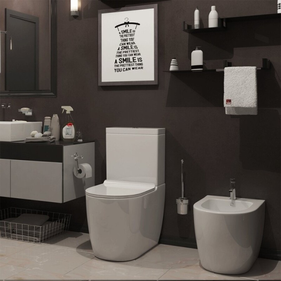 Биде Timo Kulo TK-402 37.5 x 58 x 38 см напольное, белый