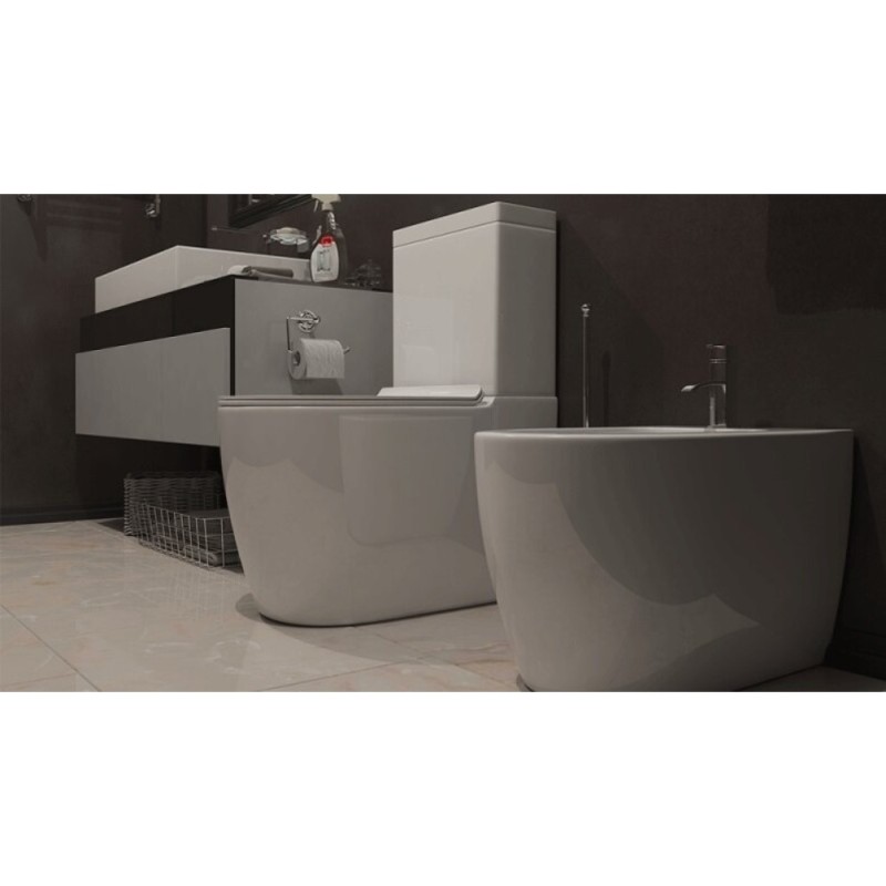 Биде Timo Kulo TK-402 37.5 x 58 x 38 см напольное, белый
