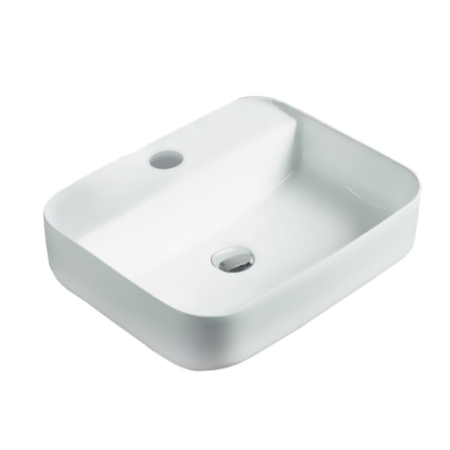 Раковина Timo Inari TK-505 50.5 x 40.5 x 14 см накладная, белый