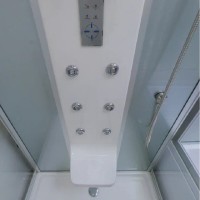 Душевая кабина Timo Lux TL-1501-T-STUN, 110 x 95 см, стекло прозрачное, профиль хром, хамам