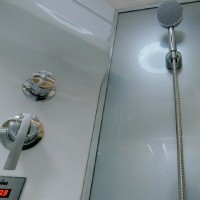 Душевая кабина Timo Lux TL-1503-T-STUN, 100 x 100 см, стекло прозрачное, профиль хром, хамам