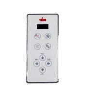 Душевая кабина Timo Lux TL-1503-T-STUN, 100 x 100 см, стекло прозрачное, профиль хром, хамам